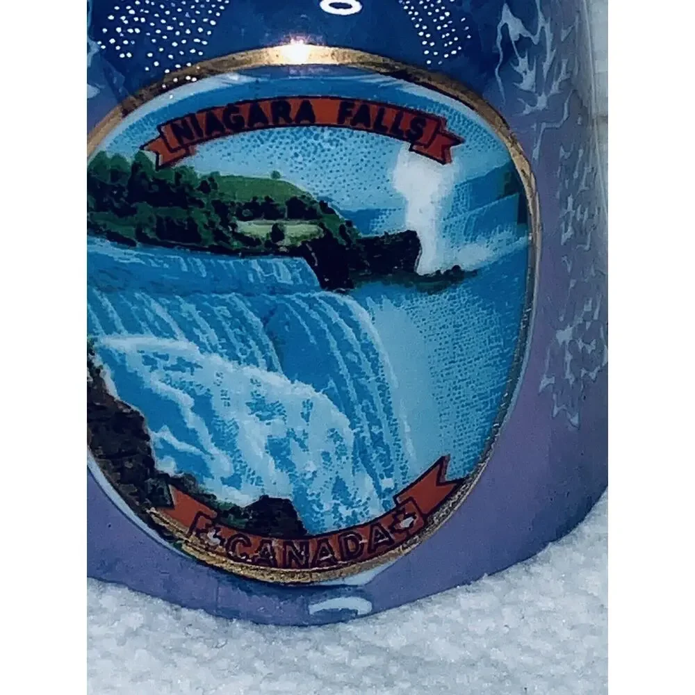 Vtg Bell Niagara Falls Canada Souvenir Decorative Giftcraft Japan Toronto EUC